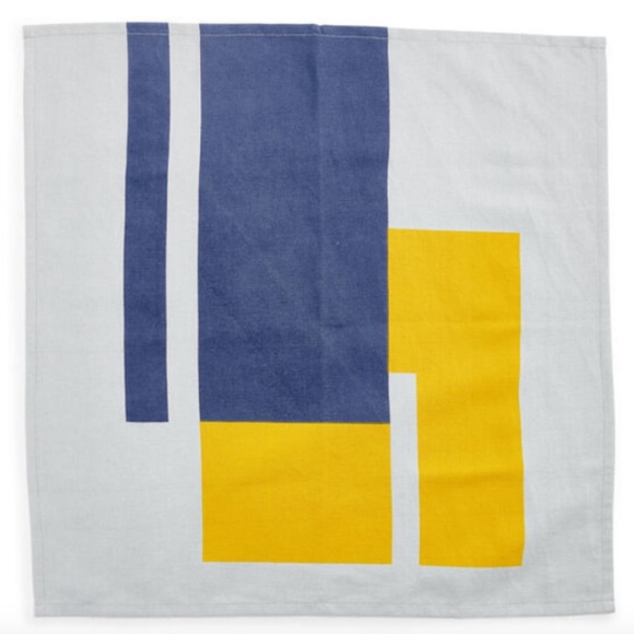 New- Original Packaging MOMA Mergentime Once In a While Napkin Set of 4 (blue) - Picture 4 of 5